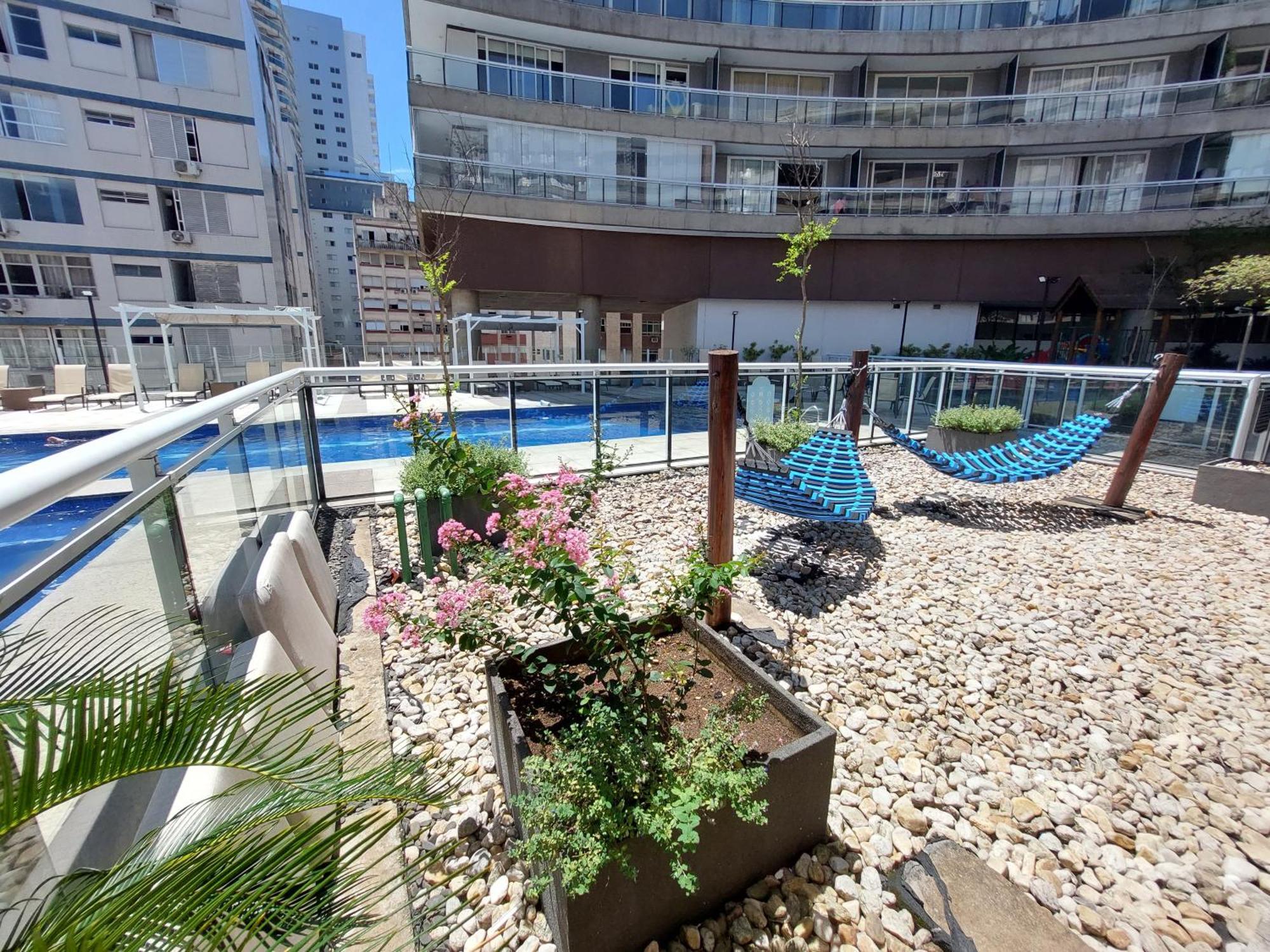 Book Santos - Condominio Unlimited - Apartamento Com Vista Mar E Apartamento Com Vista Piscina Exteriör bild