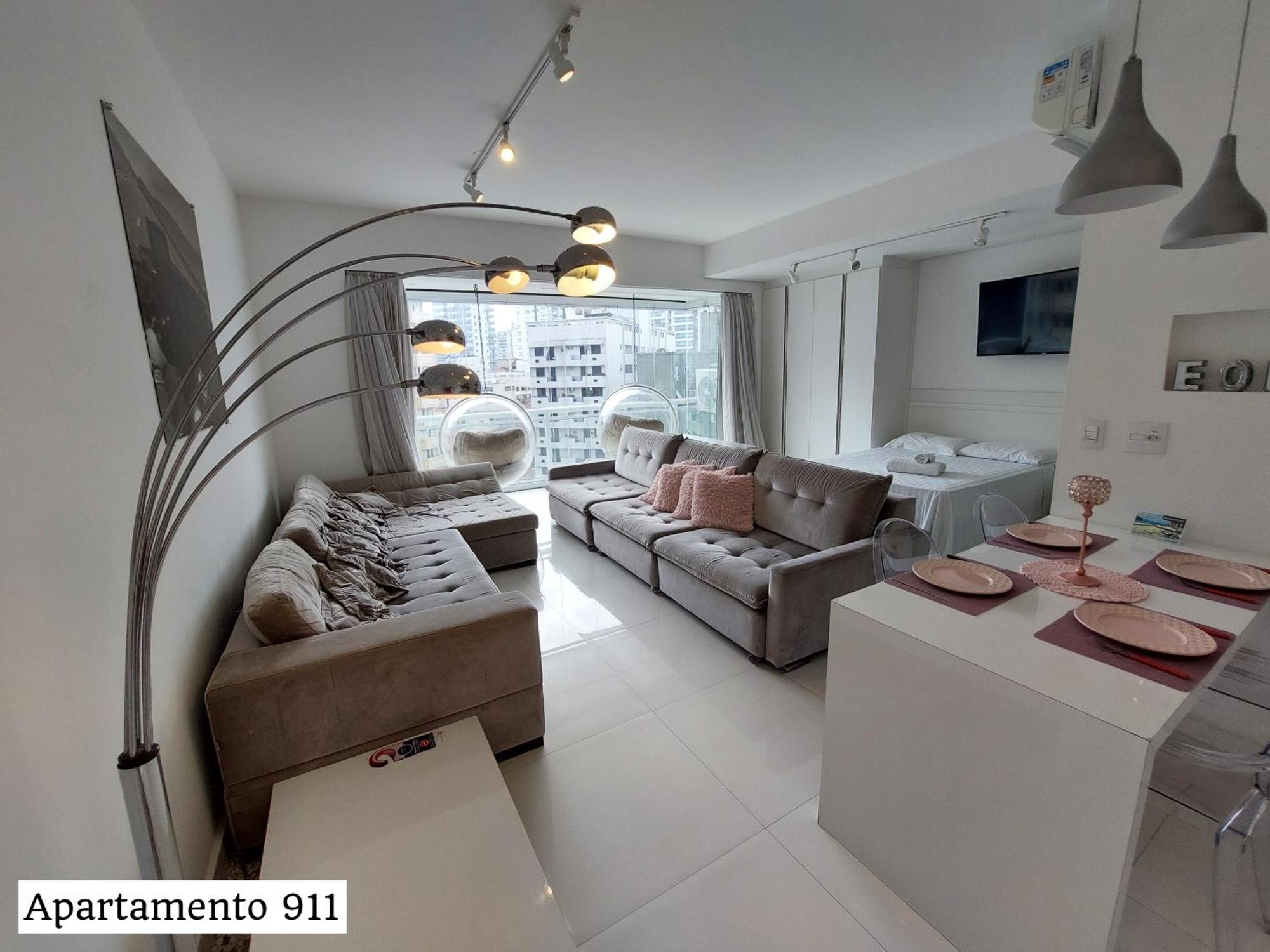 Book Santos - Condominio Unlimited - Apartamento Com Vista Mar E Apartamento Com Vista Piscina Exteriör bild