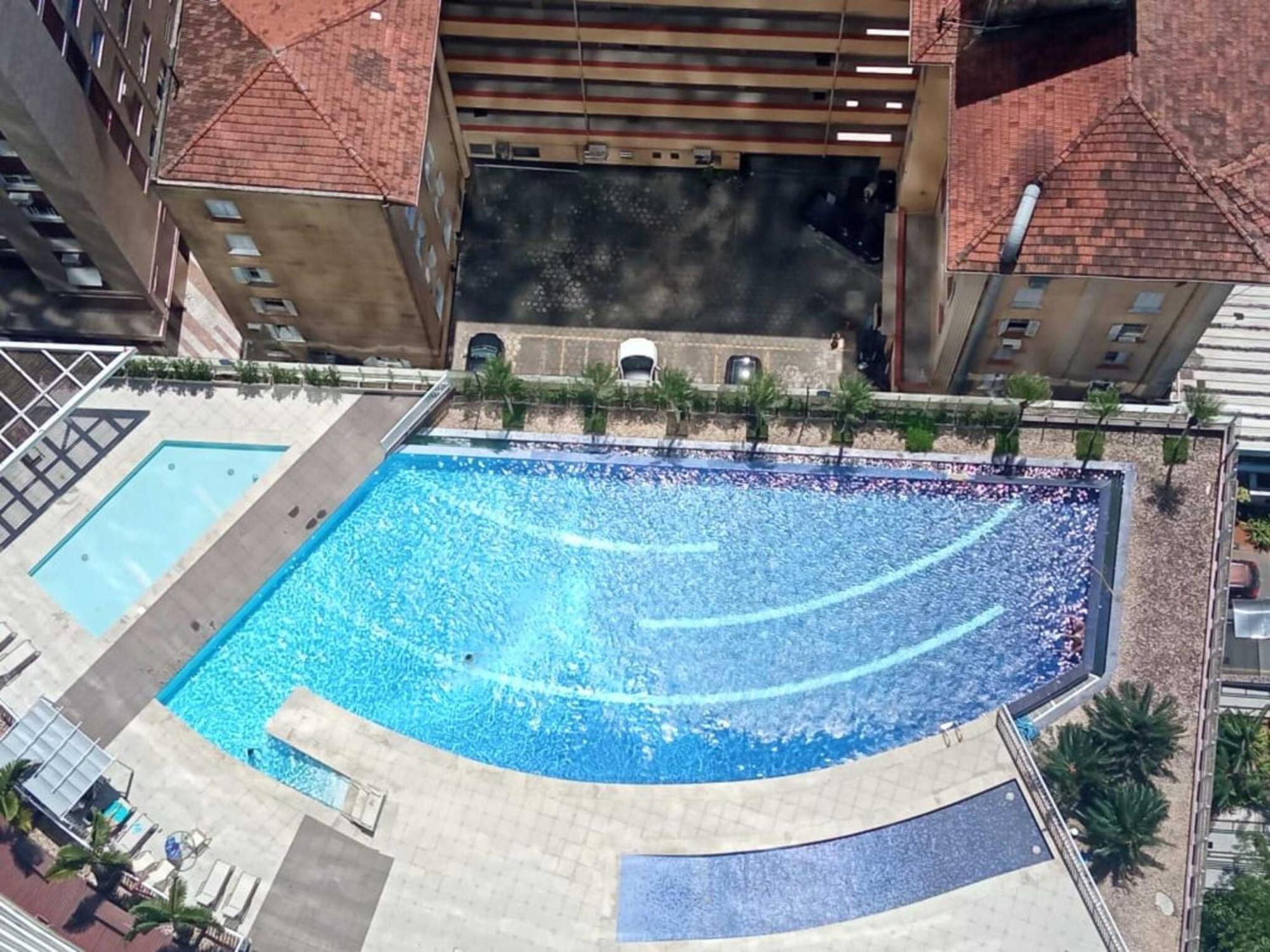 Book Santos - Condominio Unlimited - Apartamento Com Vista Mar E Apartamento Com Vista Piscina Exteriör bild